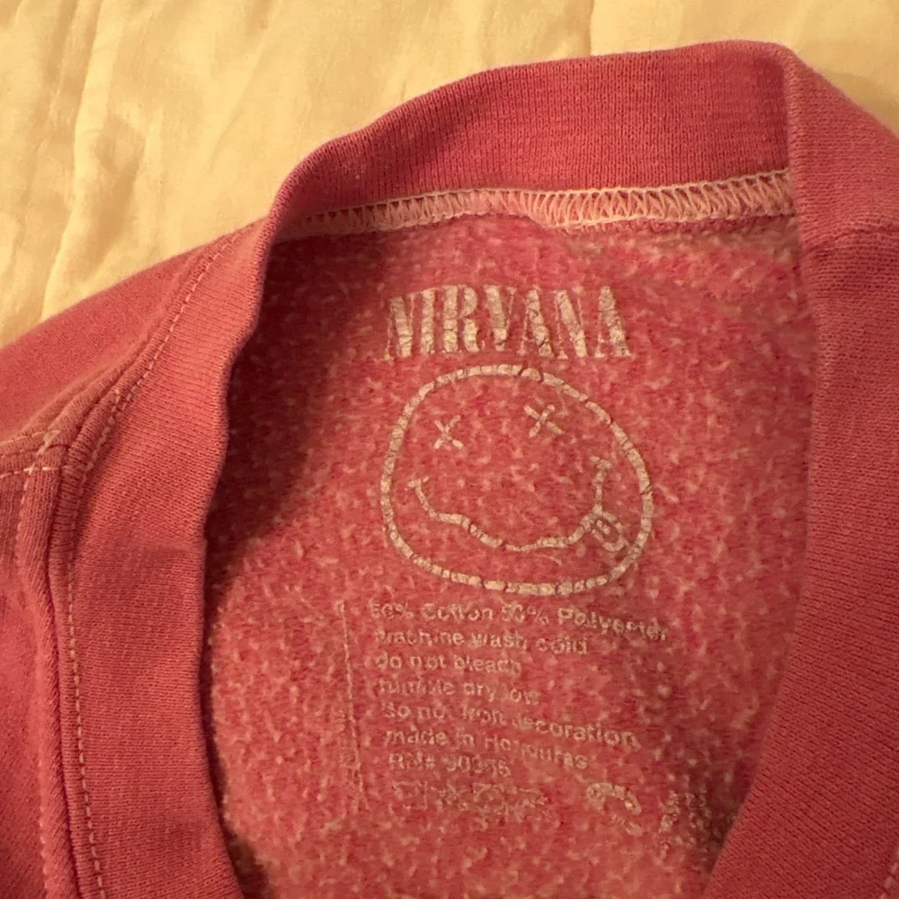 Nirvana Smile Overdyed Crew Neck Sweatshirt - Picture 2 of 3